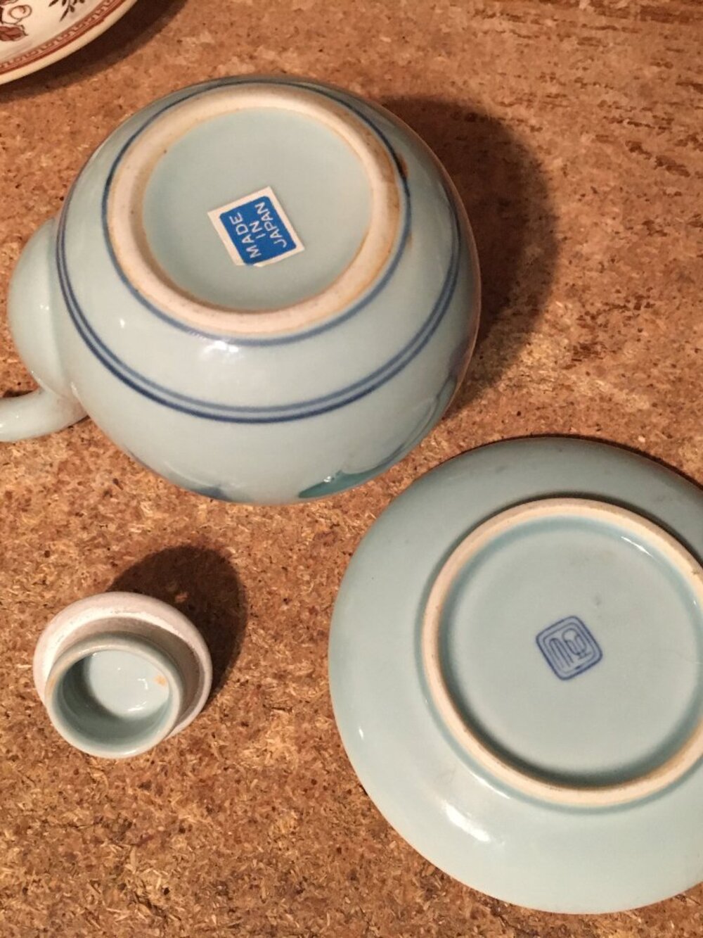 LOT OF 21 SAUCER & TEA CUP CREAMER & SUGAR BOWLS SALEM SWIRL LEFTON INDIAN TREE - Picture 3 of 16
